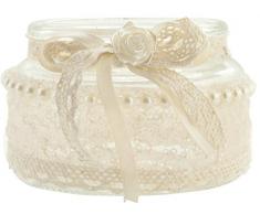 Clayre & Eef 6GL1294 Photophore décoratif à 10 x 7 cm