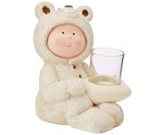 GOLDBACH magnésie Kid avec bougeoir, 23.5 x 19 x 25 cm, Beige