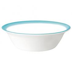 Bormioli Rocco 6236355Â Fresh Fil Coupelle 17Â cm, Verre Opale, Bleu/Blanc