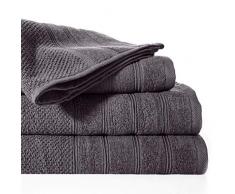 Design91 Grafit Serviette de Bain en Ã©ponge 100% Coton 50 x 90 cm