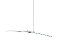 Eglo Lasana Suspension à LED en aluminium et acier et plastique Chromé/blanc Suspension 30 W chrom