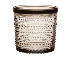 Iittala Kastehelmi Bocal en verre Marron 116 x 114 mm