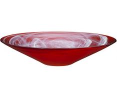 SeaGlassware SE8709029 Assiette, Verre, Red, 0,1 x 0,1 x 0,1 cm