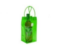 Ice bag 1Â Bouteille Cave Ã vin Lot de 6Â Acide, PVC, Vert, 12Â x 12Â x 26Â cm