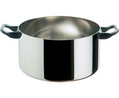 Alessi 90101/24 T la Cintura Di Orione Casserole en Multiply (Aisi 430, Aluminium, Acier Inoxydable 18/10), Ã 24 Cm