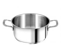 H&H Elodie Faitout avec Fond à Induction, Acier INOX, 20 cm