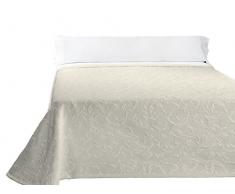 Maison en Tissu Couvre-lit pour lit de 180, Polyester, Naturel, King, 42Â x 34Â x 9Â cm