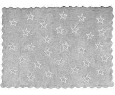Aratextil Paris Tapis Enfant, Coton, Gris, 120Â x 160Â cm