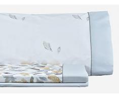 MI CASA Ma Maison JGO. SABANAS AVIÃON Jeu, Coton, Beige/Gris, LIT DE 150