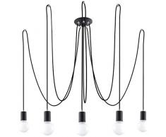 Festux Lighting Lustre en acier Noir max.600 x max.300