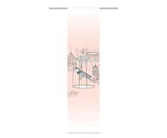 Home Fashion 87228â723 Panneau Coulissant Amora Rose 245 x 60 cm