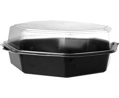 Saladier Octaview PVC, Noir, 23cm