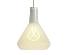 Plumen 1009012201 Set Abat-Jour Drop Top ModÃ¨le A Blanc + Suspension Original 001 E27, Verre, (Edison Screw)
