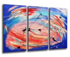 Tableau Moderne Photographique, Impression sur bois, Image dart abstrait, 97 x 62 cm, ref. 26191