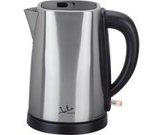 Jata HA722 Bouilloire Ã Ã©bullition rapide avec corps en acier inoxydable, 1,7Â l de capacitÃ©, 2Â 000Â W, Gris avec dÃ©tails en noir