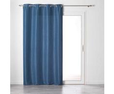douceur dintérieur rideau a oeillets 140x240 cm tamisant glory indigo