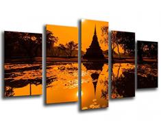 Tableau Moderne Photographique, Impression sur bois, Bouddha Bouddha, Relaxation, Relaxation, Zen, 165 x 62 cm, ref. 26240