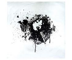 Legendarte - Tableau, Peinture à lhuile - Fille en Concert - cm. 50x50