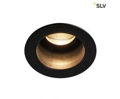 SLV Triton Mini DL Plafonnier dintérieur en aluminium Noir 3000 K 15° 0 W