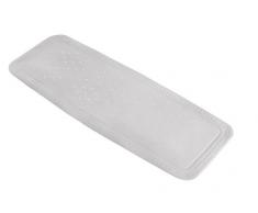 Kleine Wolke 221923001 Tapis de Baignoire Arosa 36x92 cm en Blanc/Bleu, PVC, 40x30x10 cm