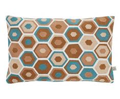 Dutch Decor Traco â Coussin, 30x50 cm, petrole