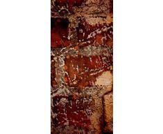 PeelitStickit ID-009 60 Largeur x Hauteurâ¯: 130 cm Mur de Brique Texture en Rouge Style Haute qualité Mural en Vinyle Papier Peint Mural