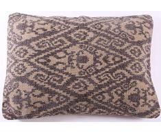 La Finesse - Housse de Coussin carrée décorative 50 x 50 cm pour la Maison en Coton pour Le Salon, Le canapé, la Chambre à Coucher, Tissu coloré, Taille Unique