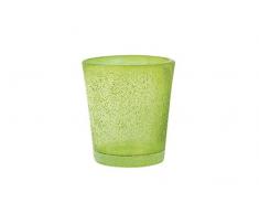 H&h Giada Gobelet Giada Liqueur, 5 cl, Verre, Vert, 6 Pièces