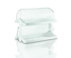 Guzzini 18810211 Etagère Pâtissière 2 Etages Blanc 41 x 48 x 33 cm