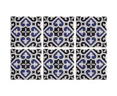 Maxwell Williams Medina Lot de 6 dessous de verre avec dos en liège, 9 x 9 cm