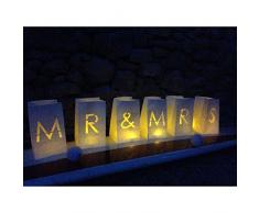 Tindra Lanterne en Papier Ignifuge, Ivoire, Taille Unique