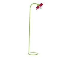 Tosel 95385 Lampadaire 1 Lumière Acier, E14, 40 W, Rose, 25 x 155 cm
