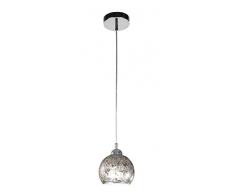 Valan Lampe suspension e14, 60Â W, chromÃ©, 12Â x 12Â x 20Â cm
