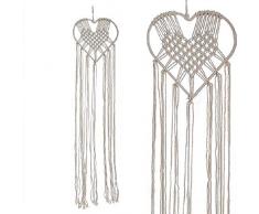 Dcasa Panneau Macramé Décorations Meubles Stickers Décoration de Maison Unisexe Adulte, Multicolore (Multicolore), Unique