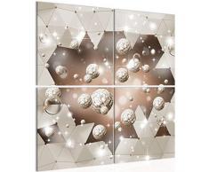 Tableau decoration murale 3D - XXL Impression sur Toile Salon Appartment 4 Parties - prÃªt Ã accrocher - 016744a