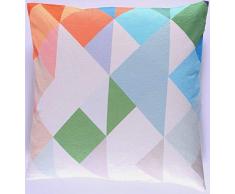 La Finesse - Housse de Coussin carrÃ©e dÃ©corative 50 x 50 cm pour la Maison en Coton pour Le Salon, Le canapÃ©, la Chambre Ã Coucher, Tissu colorÃ©, Taille Unique