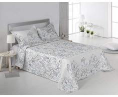 Secaneta Stilia Couvre-lit boutis imprimÃ© Printemps/Ã©tÃ© + Coussins de Jeu, Belvedere (180 x 270 cm/lit 90), Multicolore, 180 x 270 cm