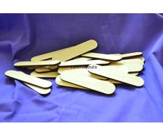 BÃ¢tons de Bricolage en Bois, bÃ¢tonnets de Sucette, Lasercut (100)