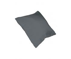 Home Maison 891012 Coussin Déhoussable Shantung Polyester Anthracite 40 x 40 cm