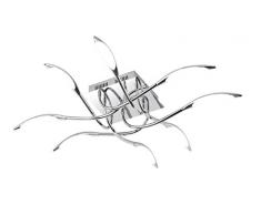 Wofi A Plafonnier LED Métal 5.2 W Intégré 790 x 130 x 790 cm Chromé 9326.08.01.5000