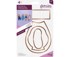 Gemini Build-A-Buddy Lot de 4 pochoirs en peluche 1,5 mm de profondeur Multicolore Taille unique