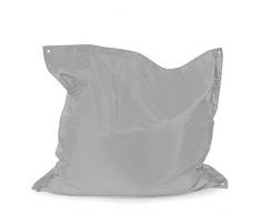 Pushbag Pouf, Polyester, Gris, 170 x 140 cm