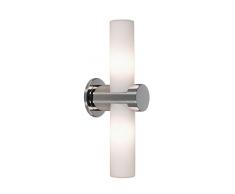 Linea Verdace LV 31211/CH Luminaire de Salle de Bain Wandlamp IP44 CL1 2 x 28 W