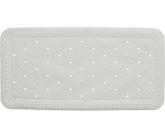 Baveno Grund Mamor Tapis de Baignoire 100% Caoutchouc synthÃ©tique sans PVC, Gris, 36 x 92 cm