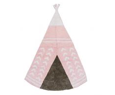 Aratextil Arizona Tapis pour Enfant, 120Â x 160Â cm, Coton, Rose/Gris, 120Â x 160Â x 30Â cm