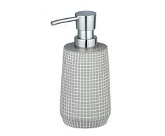 Wenko 23763100 Distributeur de Savon Ohrid, Capacité: 0, 27 L, Polyrésine, 10 x 16, 5 x 7 cm, Gris