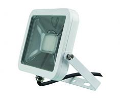 Perel LEDA4002NW-W Projecteur LED Design, Aluminium, 20 W, Blanc