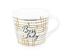 Tasse de cafÃ© en porcelaine 60970 de 420 ml - Boss Lady avec or vÃ©ritable