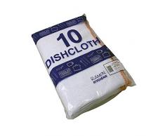 GÃ©nÃ©rique Ramon Premium Lot de 10 torchons Blanc XL