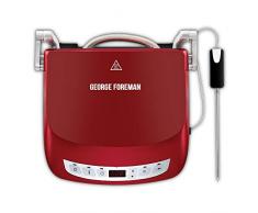 George Foreman 24001-56 Grill Barbecue Electrique 1400W Evolve Precision Intelligent, Contrôle Température, Cuisson, Double Fonction
